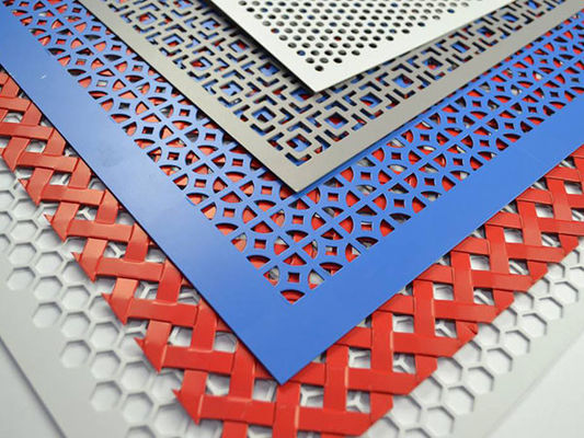 Acid Resistent Decorative Perforated Metal Mesh Screen Roestvrij staal
