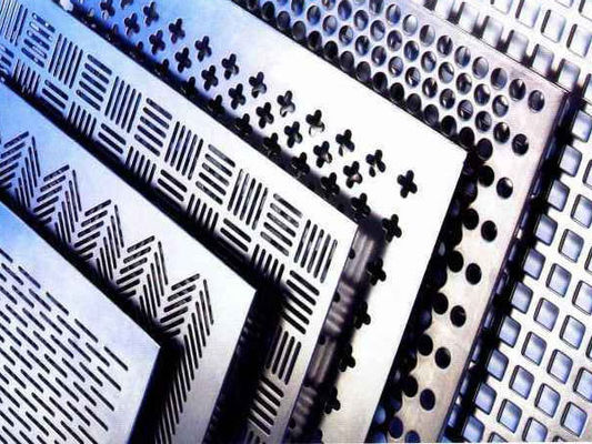 Acid Resistent Decorative Perforated Metal Mesh Screen Roestvrij staal