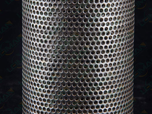 Acid Resistent Decorative Perforated Metal Mesh Screen Roestvrij staal