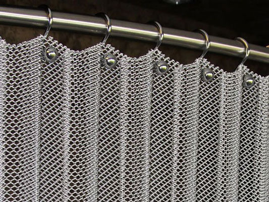 Gevelscheiding Metalen spoel draperies Roestvrij staal Aluminiumlegering