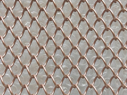 Gevelscheiding Metalen spoel draperies Roestvrij staal Aluminiumlegering