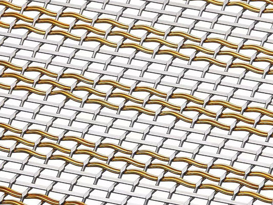 Architectonisch metalen weefsel weefsel creëren weefsel Ss Woven Wire Mesh