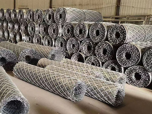 DIN1.4301 Geweld draadnet AISI304 Razor Mesh hek op maat