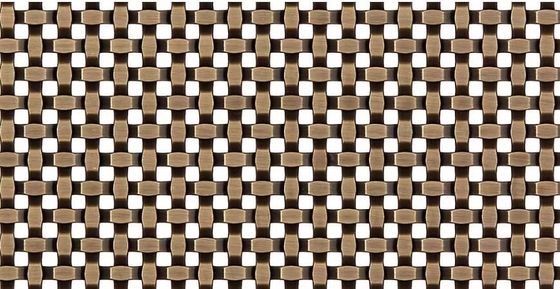 Gebouw gevelrooster Decoratief schermmaas 1,2 mm-4,0 mm Draaddiameter