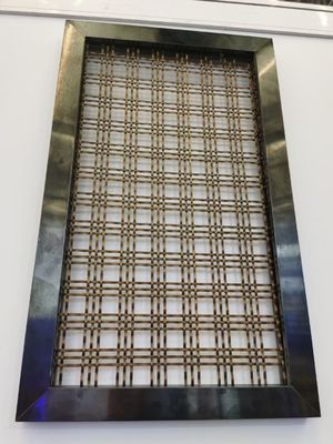 Roestvrij decoratief metalen gaas scherm roestvrij open haard schermdraad