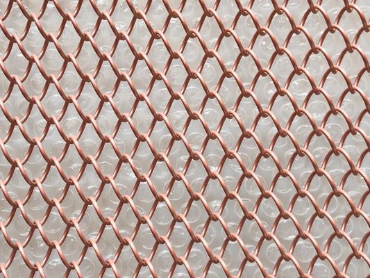 Kettingheining Dekoratief scherm mesh met aanpasbaar materiaal en 4mm-10mm opening