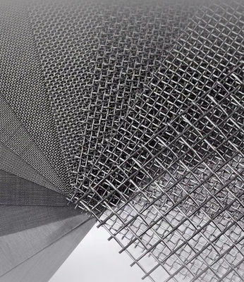 Stainless Steel Sleek Woven Screen Mesh Voor Filtratie Sieving Protection