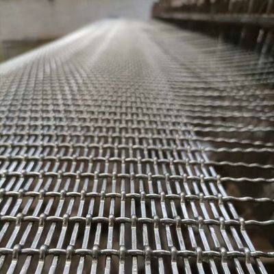 6m breed Woven Screen Mesh 302 Roestvrij staal Woven Wire Mesh Screen