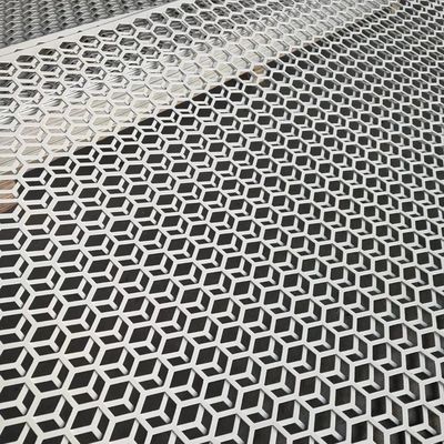 1.0mm Perforated Aluminium Mesh Duurzaam Perforated Metal Mesh Plaat