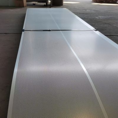0.12 mm Dikte geperforeerd stalen gaas 1,5 m Lengte Gi geperforeerd plaat