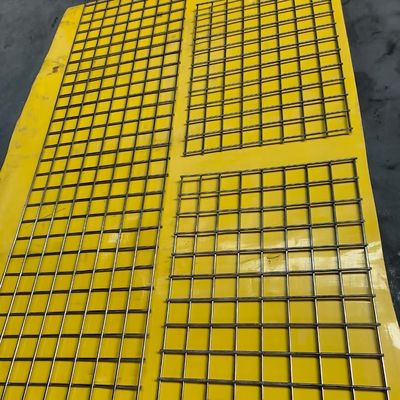 Gele vlek gespannen draadnet Root Proof 2,7 mm-3,4 mm Selvedge