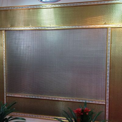 1.0mm 1.2mm decoratief scherm mesh voor gebouw gevels brandwerend