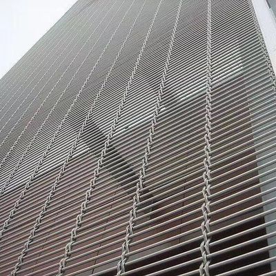 Transparante architectonische metalen mesh scherm 4 mm draad Dia brandwerend
