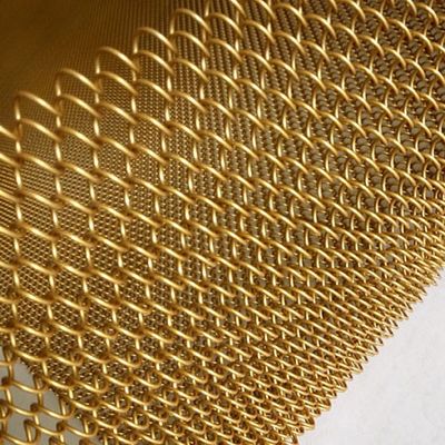 Gevelscheiding Metalen spoel draperies Roestvrij staal Aluminiumlegering