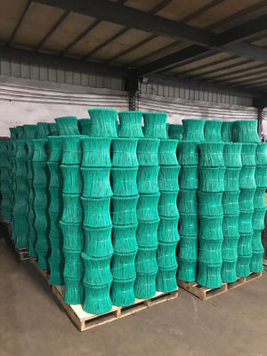Bouwnijverheid Gegalvaniseerde staaldraad Gele PVC-gecoate staaldraad