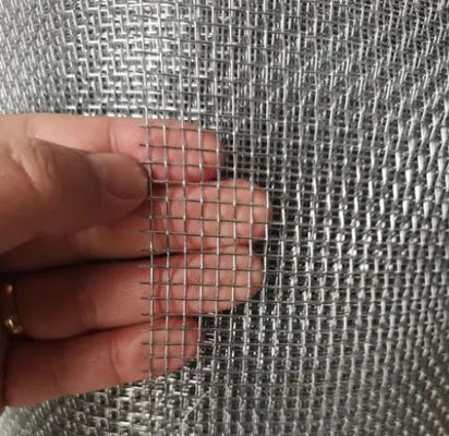 Hoge treksterkte Geweven schermmaas met draaddiameter 0,6 mm 0,7 mm 0,8 mm 0,9 mm 1,0 mm 1,6 mm Wit