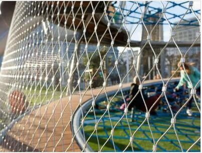 Hexagonaal openbarend grindschermnet voor zware screening