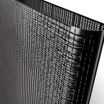 Roestvrijstalen Geweven Draadgaas Zeefschermen Zwart en Duurzaam voor Uw Zakelijke Oplossingen