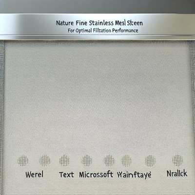 Stainless steel fijnmaascherm voor optimale filtratieprestaties