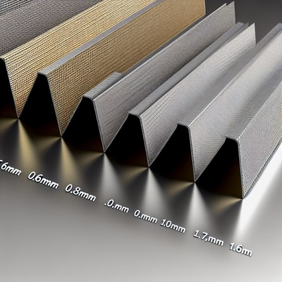 0.6mm 0,7mm 0,8mm 0,9mm 1,0mm 1,6mm Woven Metal Screen voor duurzame en milieuvriendelijke toepassingen