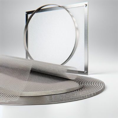 Roestvrijstalen Geweven Zeefgaas Natuur met 0,6 mm 0,7 mm 0,8 mm 0,9 mm 1,0 mm 1,6 mm Draaddiameters