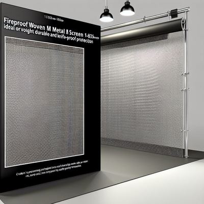 Vuurvast geweven metalen gaasscherm 1-635 mesh voor duurzame en mesbestendige bescherming