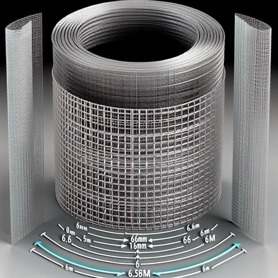 1-635-maas Geweven schermmaas Natuurdraad Diameter 0,6 mm 0,7 mm 0,8 mm 0,9 mm 1,0 mm 1,6 mm