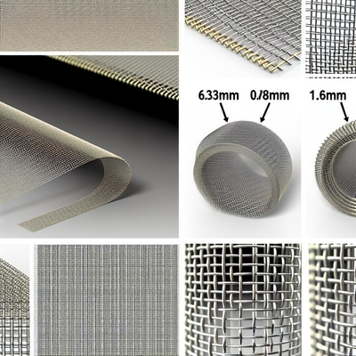 1-635-maas Geweven schermmaas Natuurdraad Diameter 0,6 mm 0,7 mm 0,8 mm 0,9 mm 1,0 mm 1,6 mm